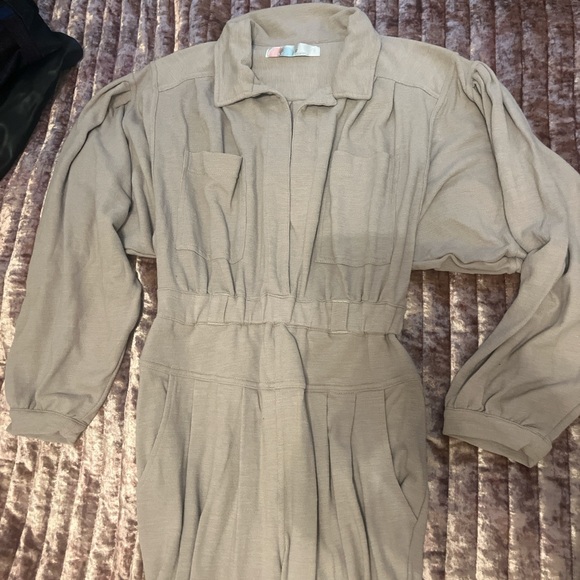 Free people faye jumpsuit in color oyster - Picture 2 of 2